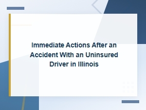 What to Do After an Accident with an Uninsured Driver
